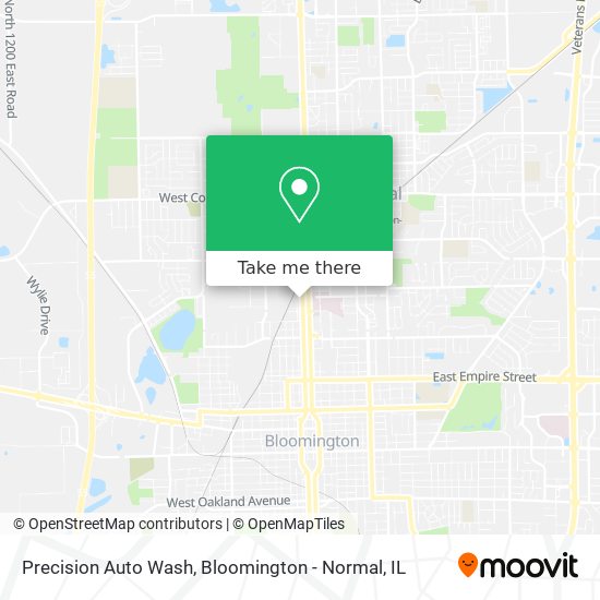 Mapa de Precision Auto Wash