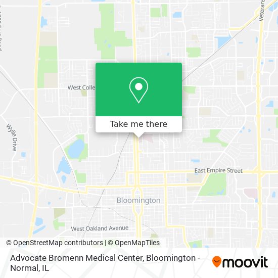 Advocate Bromenn Medical Center map