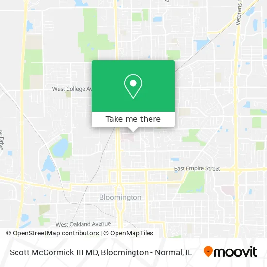 Scott McCormick III MD map