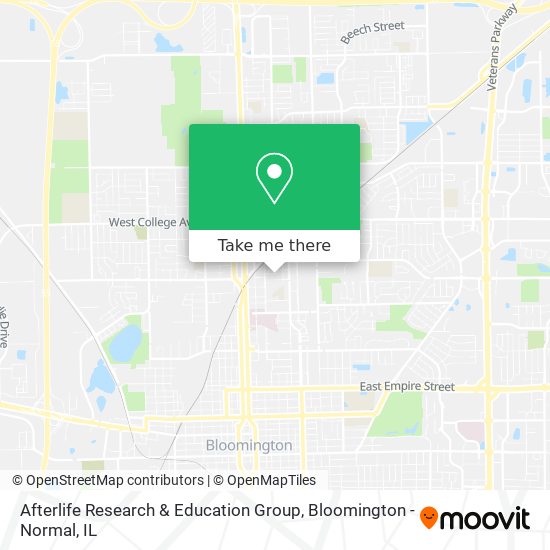 Mapa de Afterlife Research & Education Group
