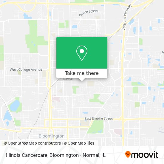 Mapa de Illinois Cancercare