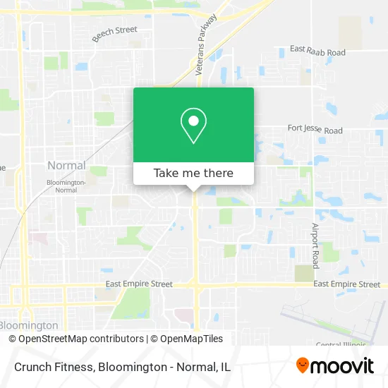 Mapa de Crunch Fitness