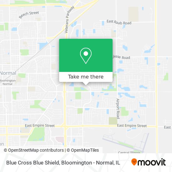 Mapa de Blue Cross Blue Shield