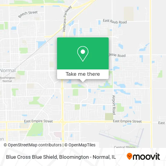 Blue Cross Blue Shield map