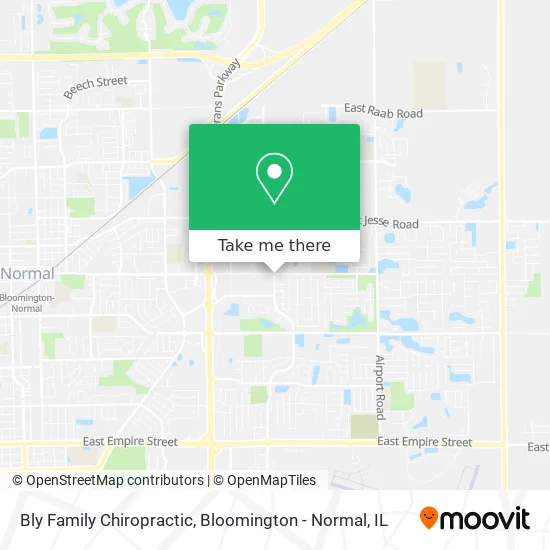 Bly Family Chiropractic map