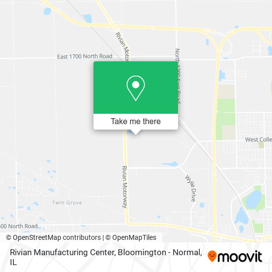 Mapa de Rivian Manufacturing Center
