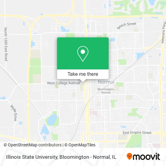 Mapa de Illinois State University