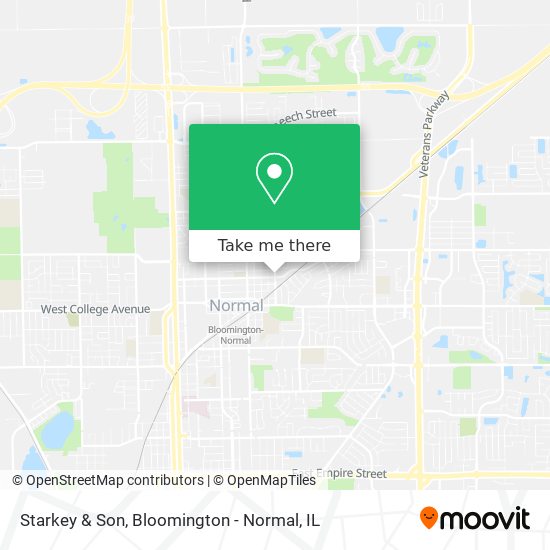 Starkey & Son map