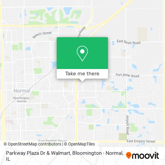 Parkway Plaza Dr & Walmart map