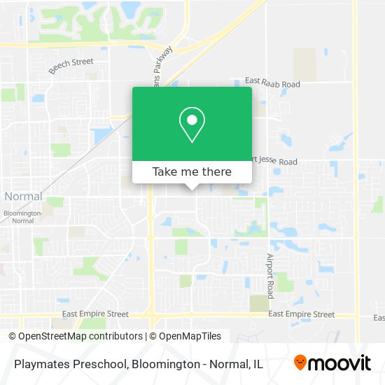 Mapa de Playmates Preschool