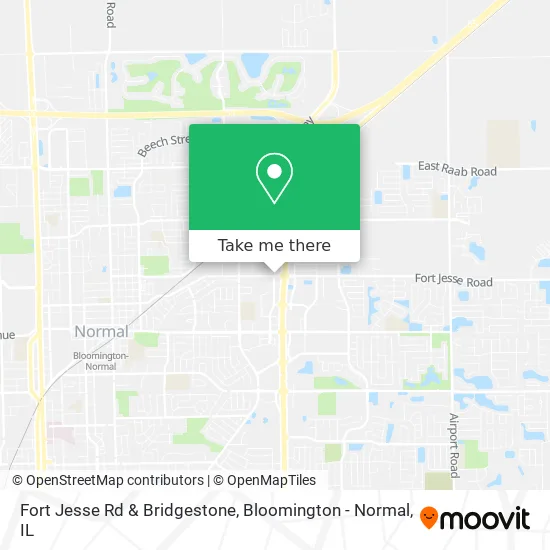 Mapa de Fort Jesse Rd & Bridgestone