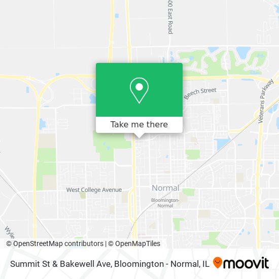 Mapa de Summit St & Bakewell Ave