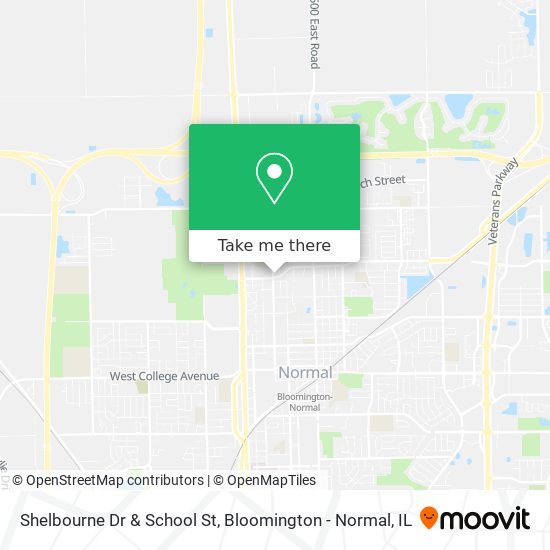 Shelbourne Dr & School St map