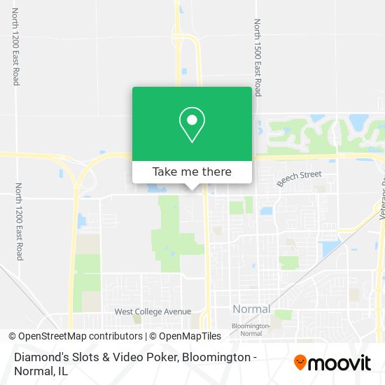 Diamond's Slots & Video Poker map