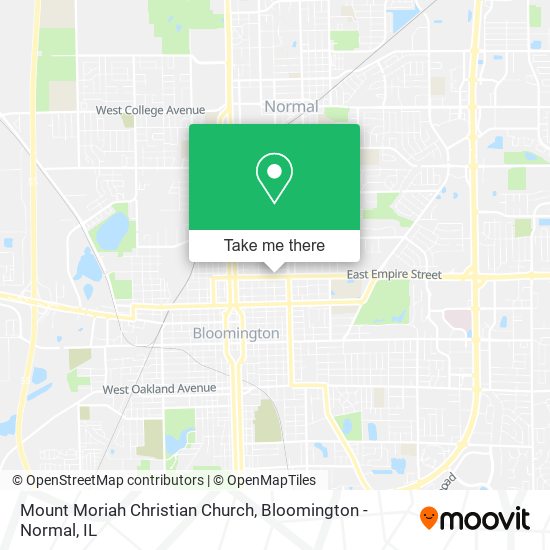 Mount Moriah Christian Church map