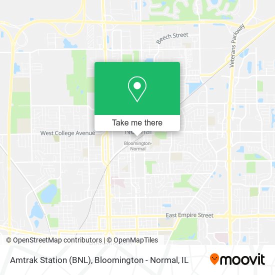 Amtrak Station (BNL) map