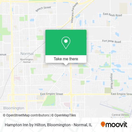 Hampton Inn by Hilton map