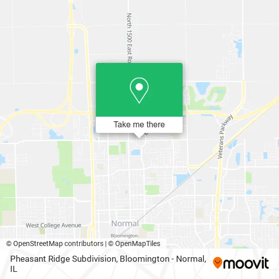 Pheasant Ridge Subdivision map