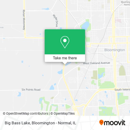 Big Bass Lake map