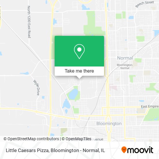 Little Caesars Pizza map