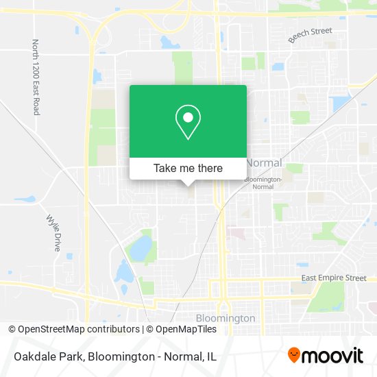 Oakdale Park map