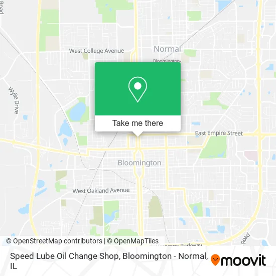 Speed Lube Oil Change Shop map