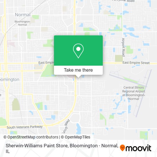 Mapa de Sherwin-Williams Paint Store