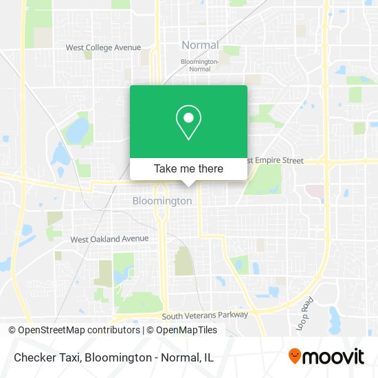 Checker Taxi map