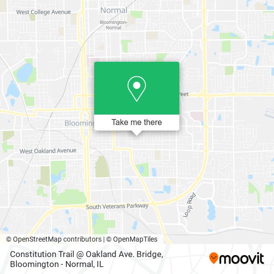 Mapa de Constitution Trail @ Oakland Ave. Bridge