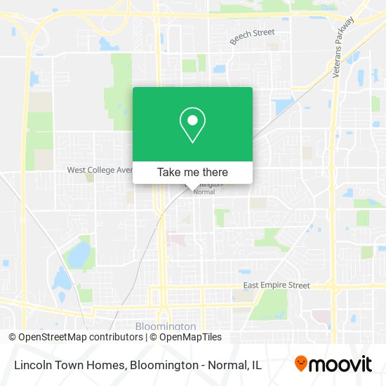 Lincoln Town Homes map