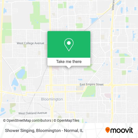 Mapa de Shower Singing
