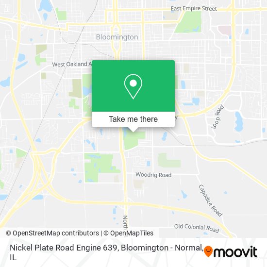 Mapa de Nickel Plate Road Engine 639