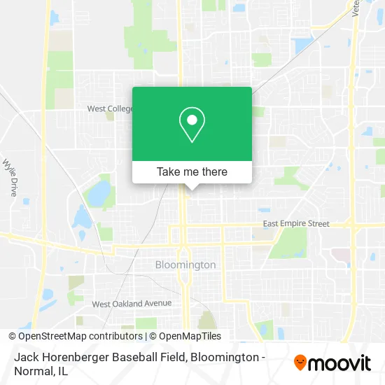 Jack Horenberger Baseball Field map