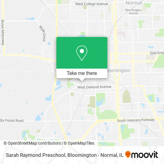 Mapa de Sarah Raymond Preschool