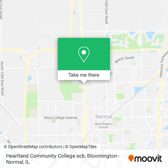 Heartland Community College scb map