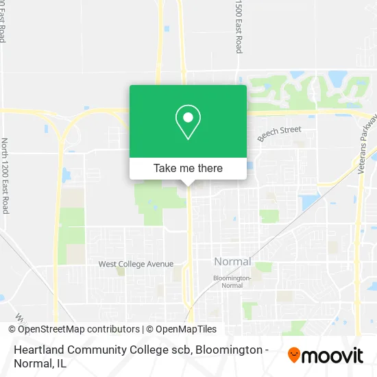 Mapa de Heartland Community College scb