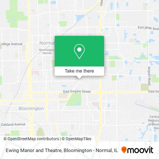 Mapa de Ewing Manor and Theatre