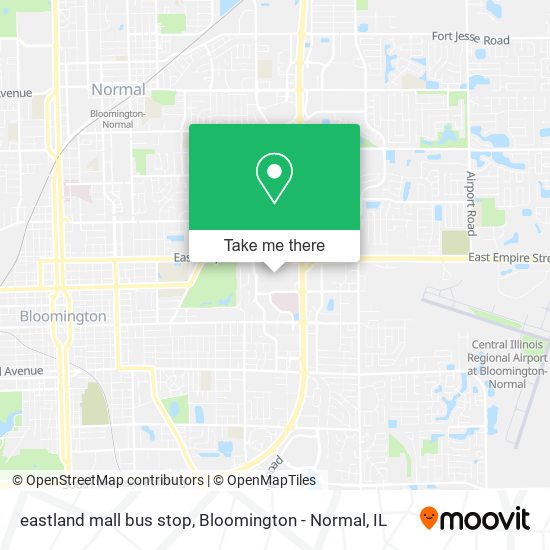 Mapa de eastland mall bus stop