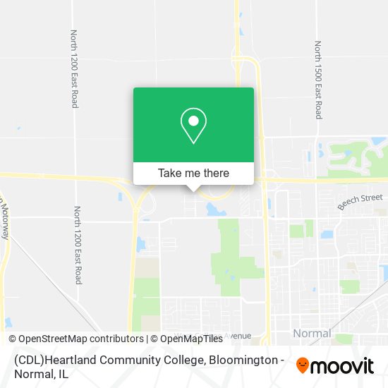 Mapa de (CDL)Heartland Community College