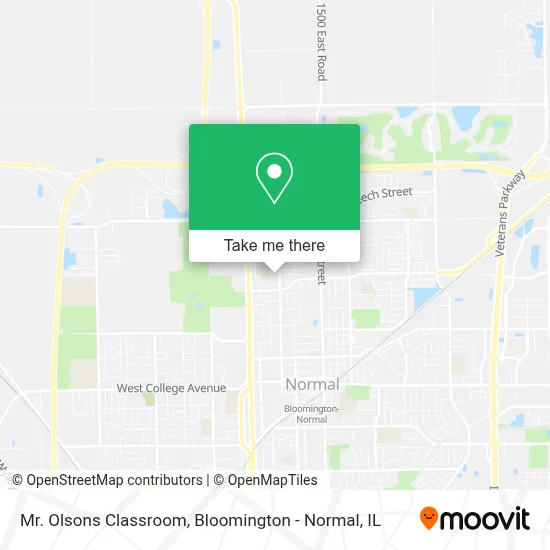 Mr. Olsons Classroom map