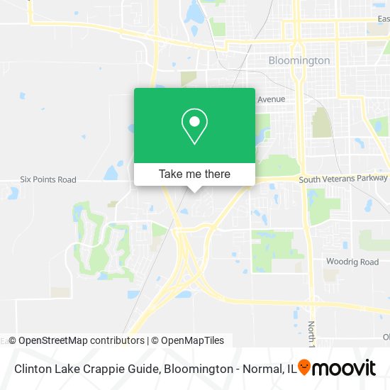 Clinton Lake Crappie Guide map