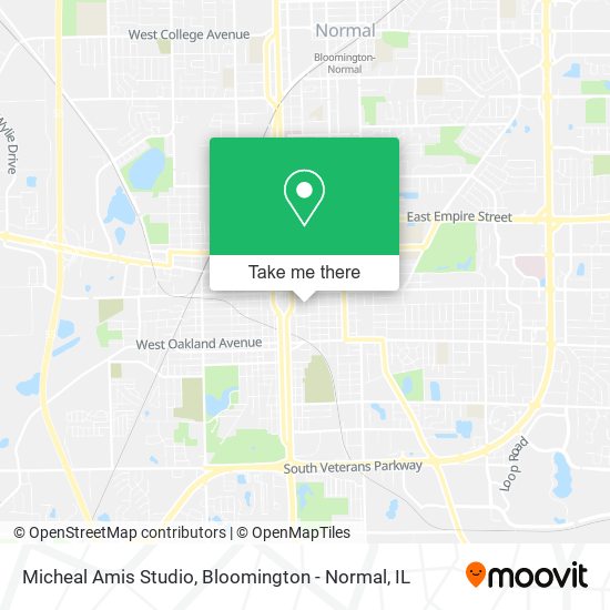 Micheal Amis Studio map
