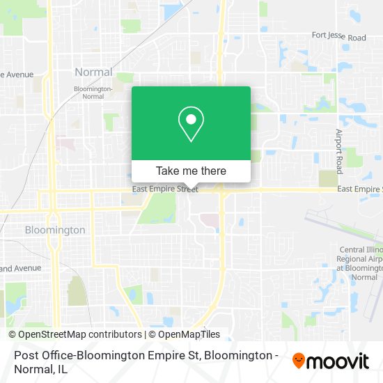 Post Office-Bloomington Empire St map