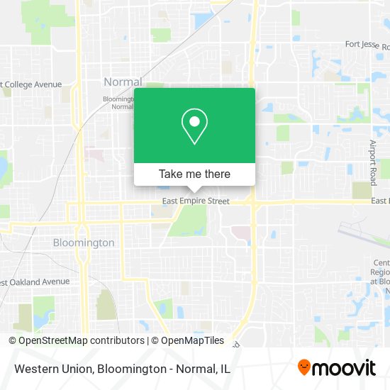Western Union map