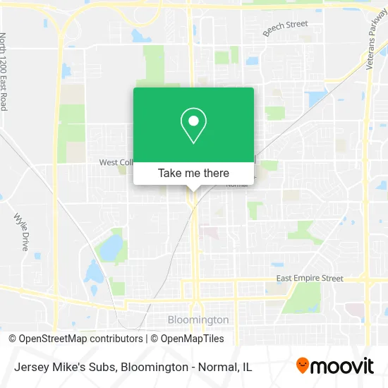 Jersey Mike's Subs map