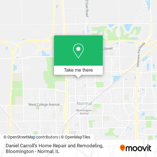 Daniel Carroll's Home Repair and Remodeling map
