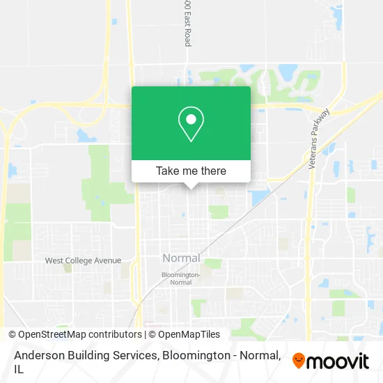 Mapa de Anderson Building Services
