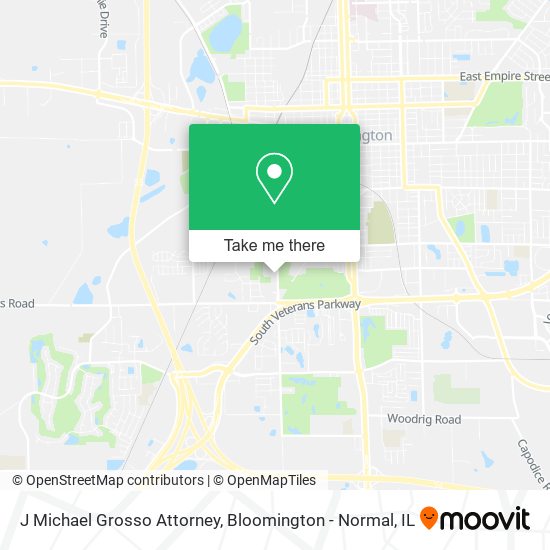 J Michael Grosso Attorney map