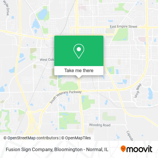 Mapa de Fusion Sign Company