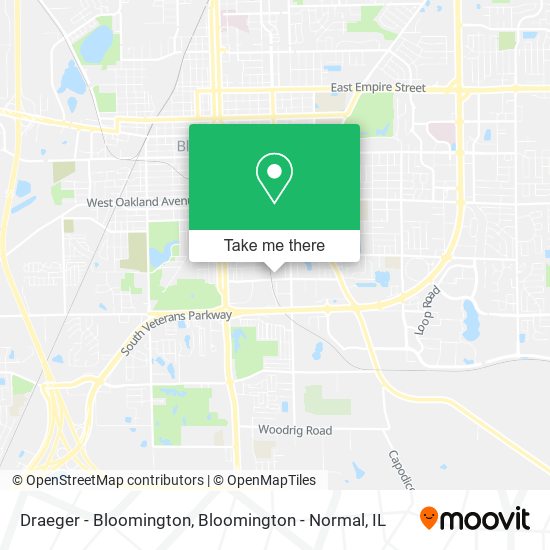Draeger - Bloomington map